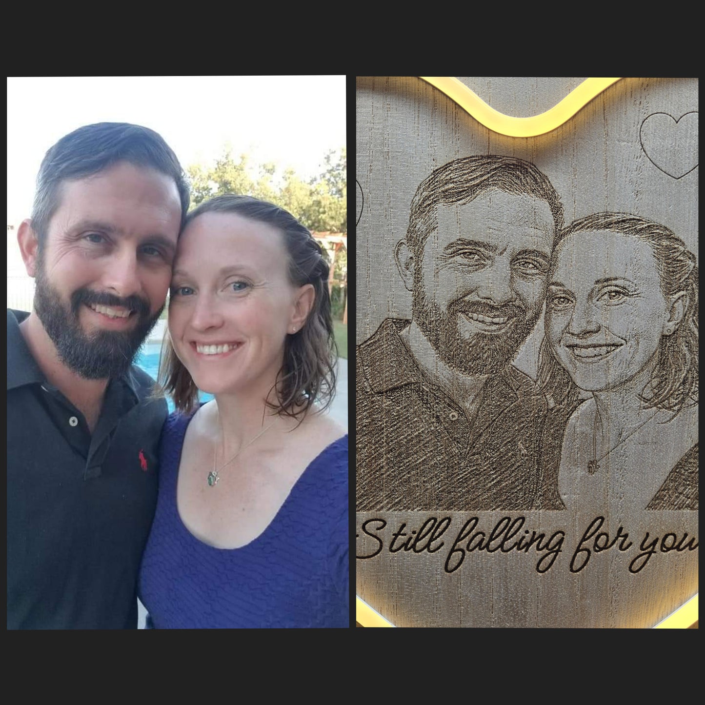 LED Heart Plaque