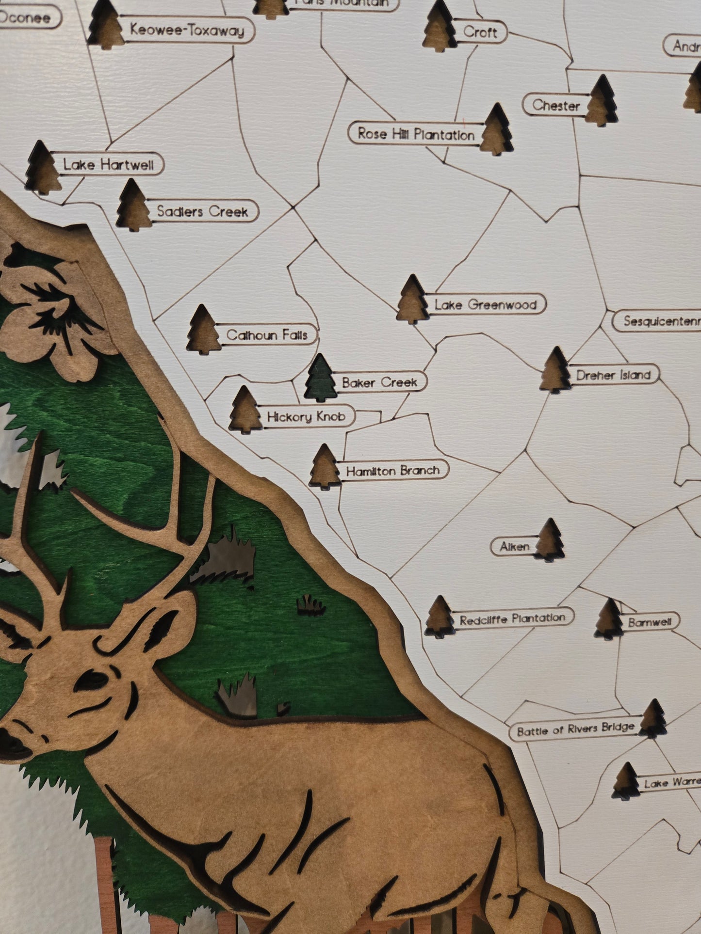 South Carolina State Park Map