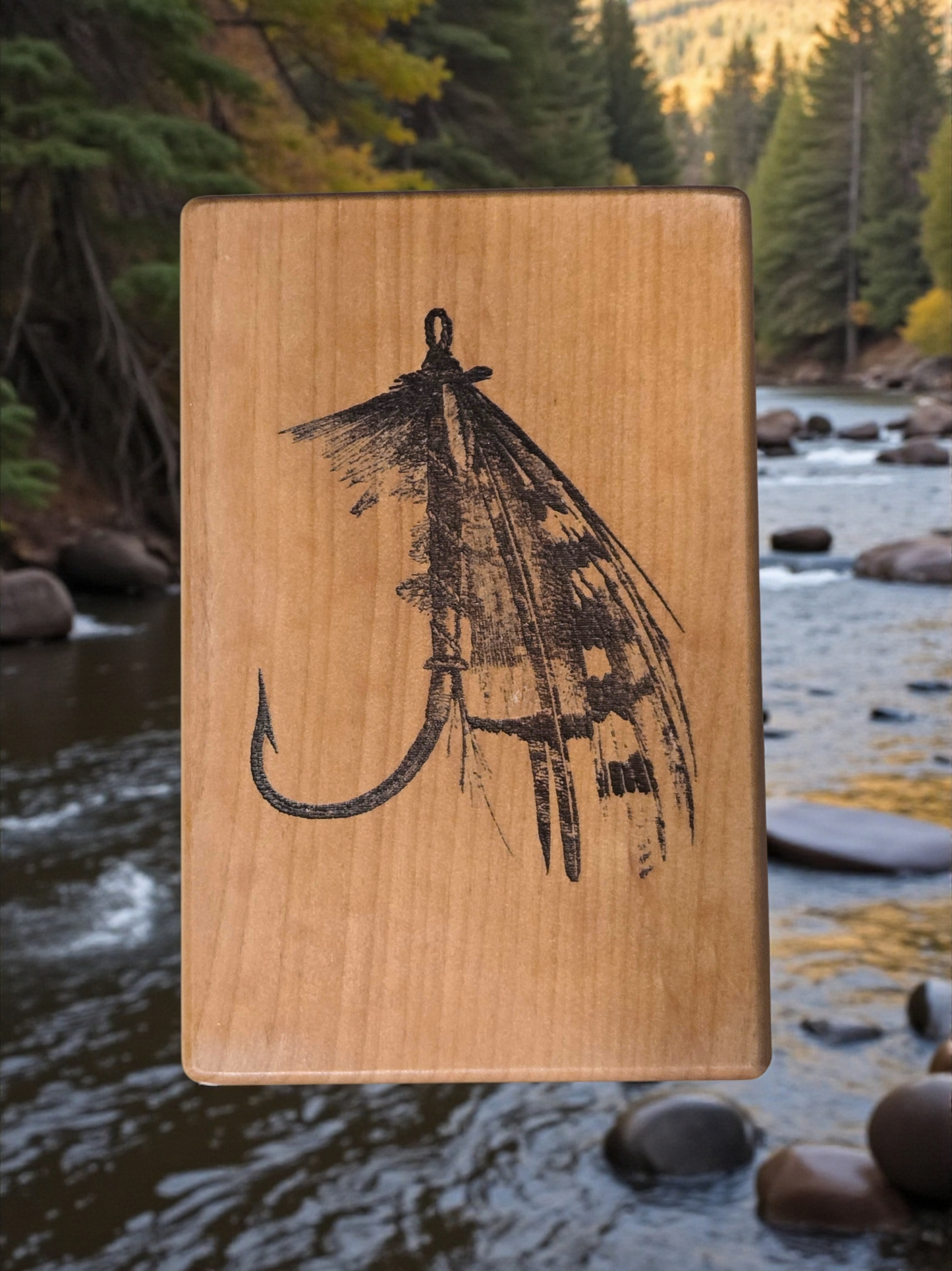 Oak Fly Fishing Box
