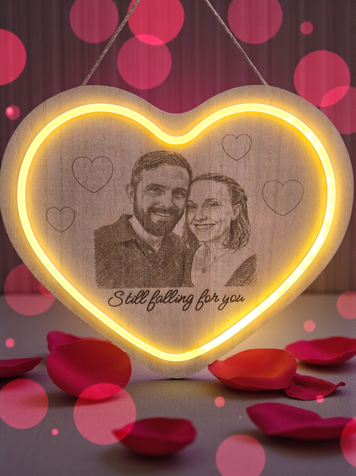 LED Heart Plaque