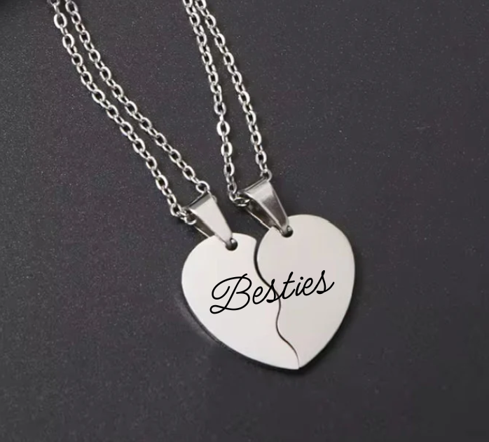 Split Heart Necklace