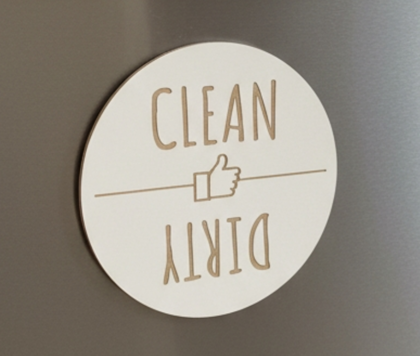 Clean/Dirty Dishwasher magnet