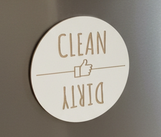 Clean/Dirty Dishwasher magnet