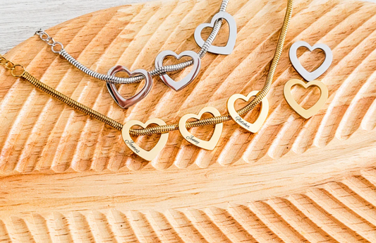 Heart Charm Bracelet