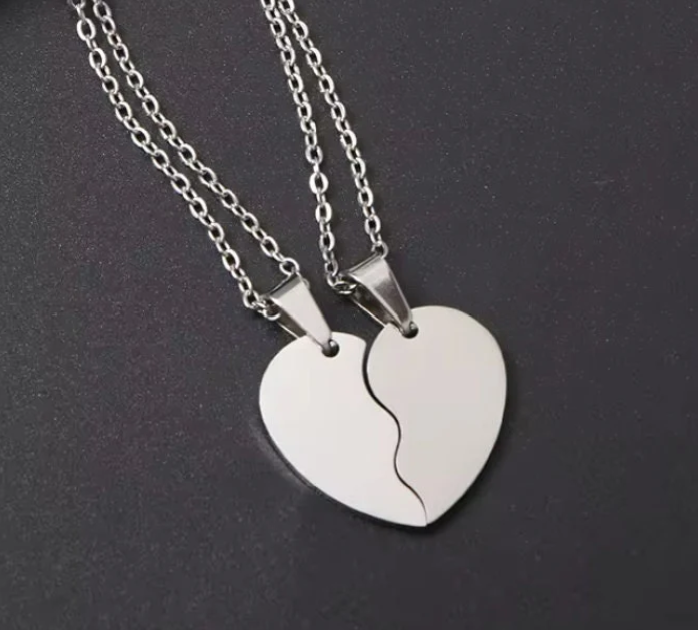 Split Heart Necklace