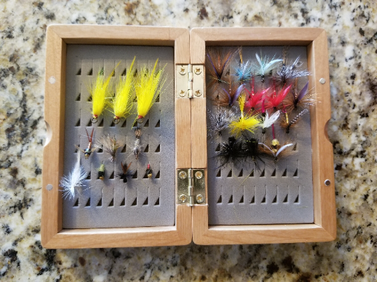 Oak Fly Fishing Box