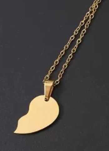 Split Heart Necklace